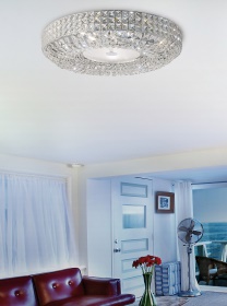 Enya Crystal Ceiling Lights Diyas Flush Crystal Fittings Enya Crystal Ceiling Lights Diyas Flush Crystal Fittings
